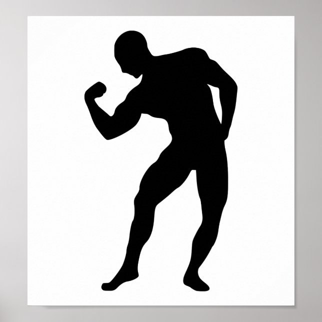 Póster Gimnasio de musculación (Frente)