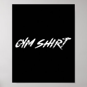 Póster Gimnasio Divertido Levantamiento de Pesas Culturis