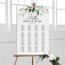 Póster Gimnasio elegante gráfico de asientos de bodas 16