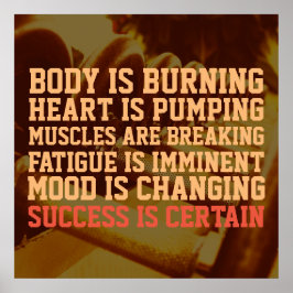 Póster Gimnasio gimnasio entrenamiento estilo inspiración