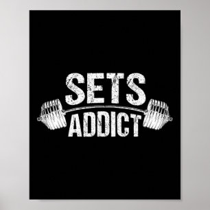 Póster Gimnasio Gimnasio Fitness Workout Lifover Set