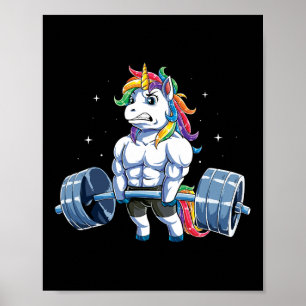 Póster Gimnasio Hombres Hombres De Halterofilia De Unicor