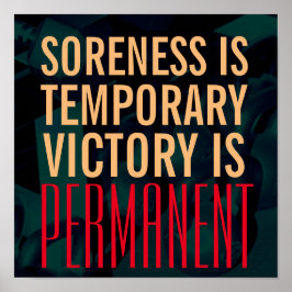 Póster Gimnasio musculación cubierta estilo inspiración