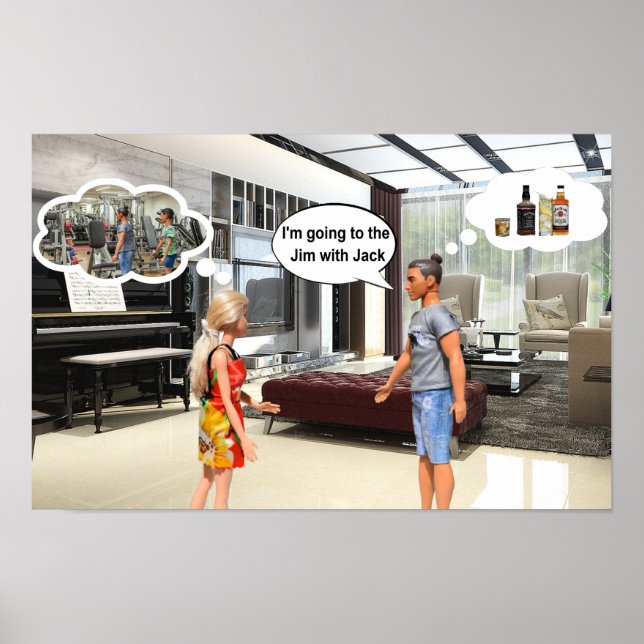 Póster Gimnasio o Jim. (Frente)