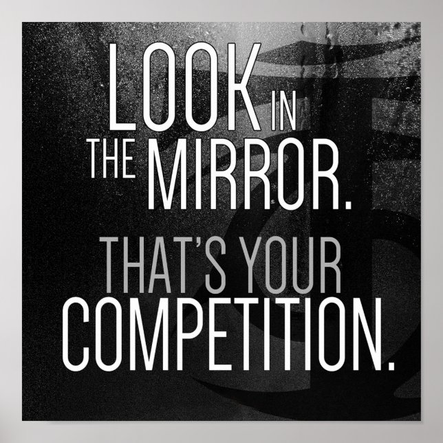 Póster Gimnasio y Poster motivacional de éxito (Frente)