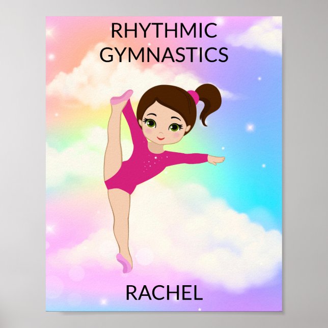 PÓSTER GIMNASTICA RÍTMICA POSTER DE RAINBOW (Frente)
