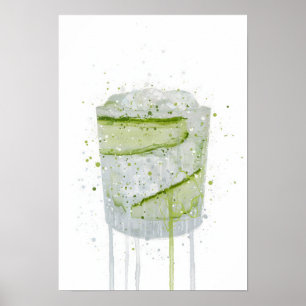 Póster Gin & Tonic 'Pepino'