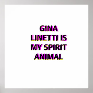 Póster Gina Linetti Brooklyn 99 Animal espiritual