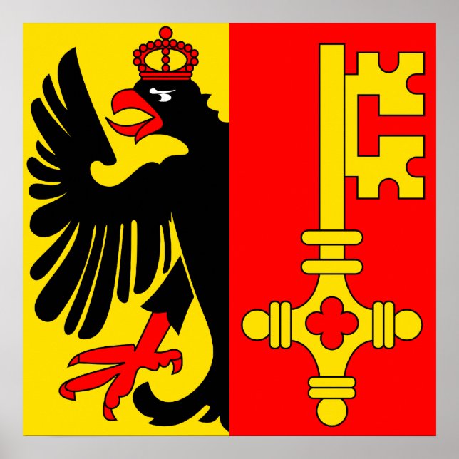 Póster Ginebra, Suiza (Frente)