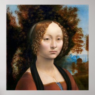 Póster GINEVRA de LEONARDO DA VINCI 1474