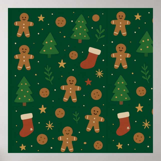 Póster Gingerbread Christmas Fun (Frente)