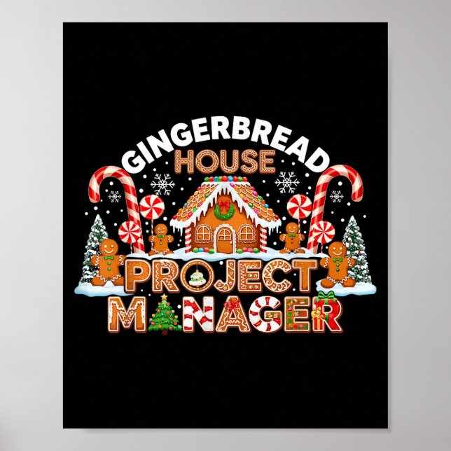 Póster Gingerbread Man Costume, Gingerbread House Project (Frente)