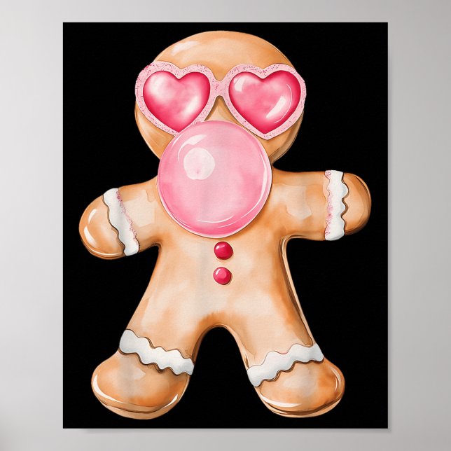 Póster Gingerbread que hace explosión de goma Humana Nk S (Frente)