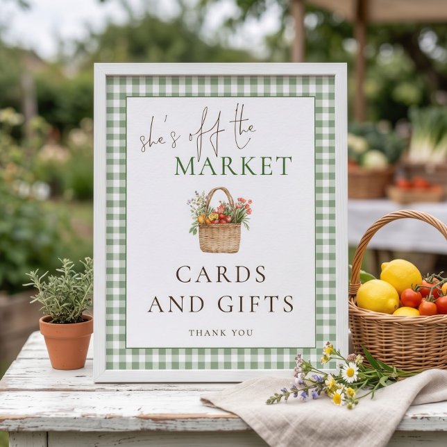 Póster Gingham Está fuera del mercado Tarjetas Regalos De (Subido por el creador)