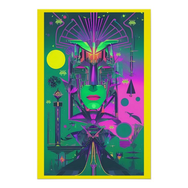 Póster Gingham Juno Lark (Anverso)