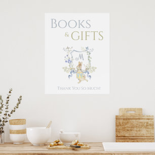 Póster Gingham Peter the Rabbit Baby Books Rótulo