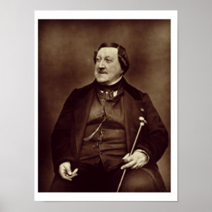 Póster Gioacchino Rossini (1792-1868) de 'Galerie Conte