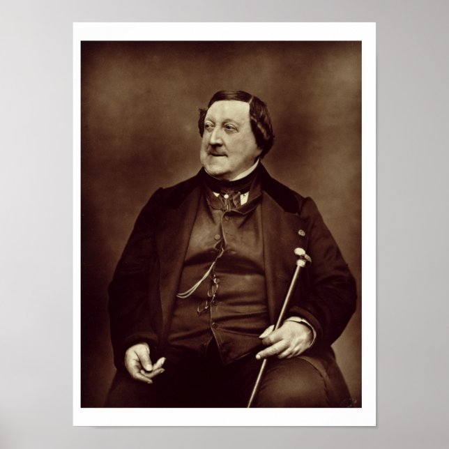 Póster Gioacchino Rossini (1792-1868) de 'Galerie Conte (Frente)