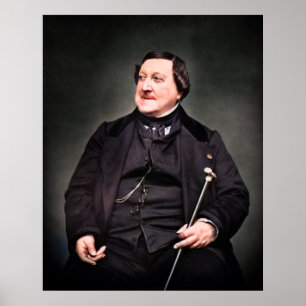 Póster Gioachino Rossini - Compositor