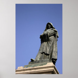 Póster Giordano Bruno en Roma