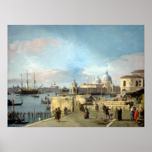 Póster Giovanni Antonio Canal, entrada de il Canaletto (Frente)