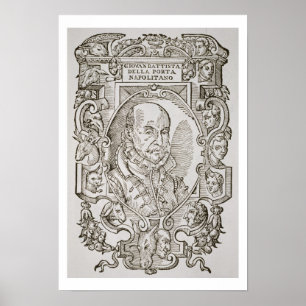 Póster Giovanni Battista della Porta (1535-1615) from his