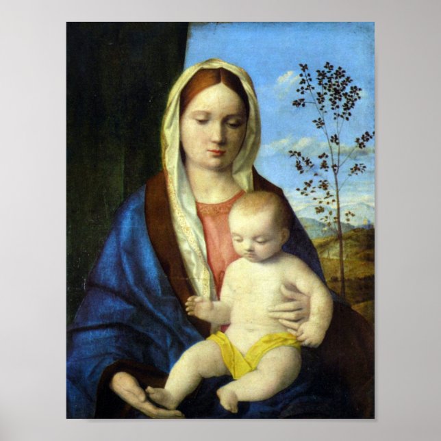 Póster Giovanni Bellini-Madonna 3 (Frente)