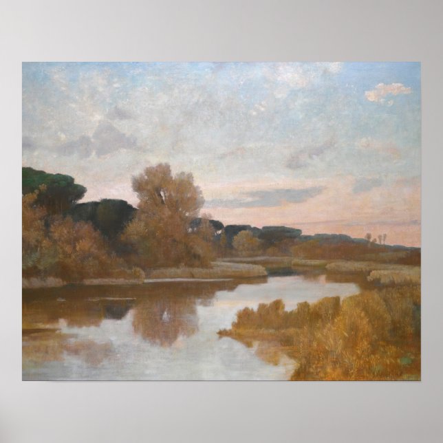 Póster Giovanni Costa.- Castel Fusano (Frente)