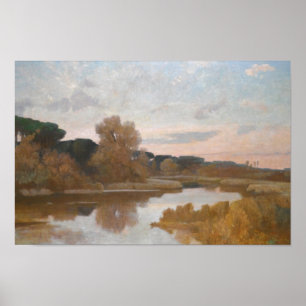 Póster Giovanni Costa.- Castel Fusano