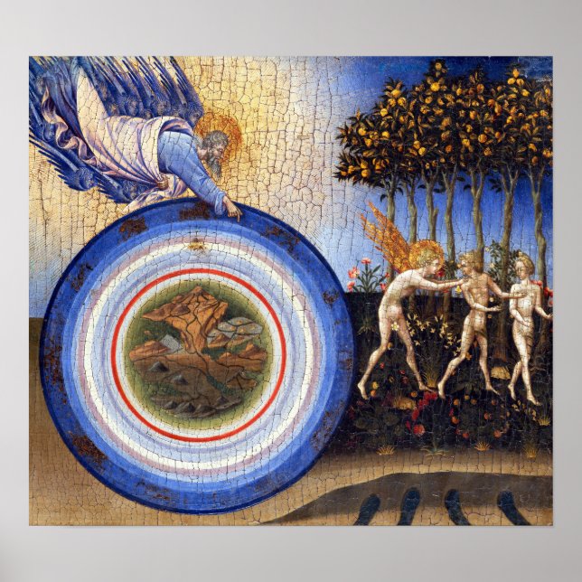 Póster Giovanni di Paolo Creación del Mundo (Frente)