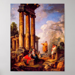Póster giovanni paolo panini
