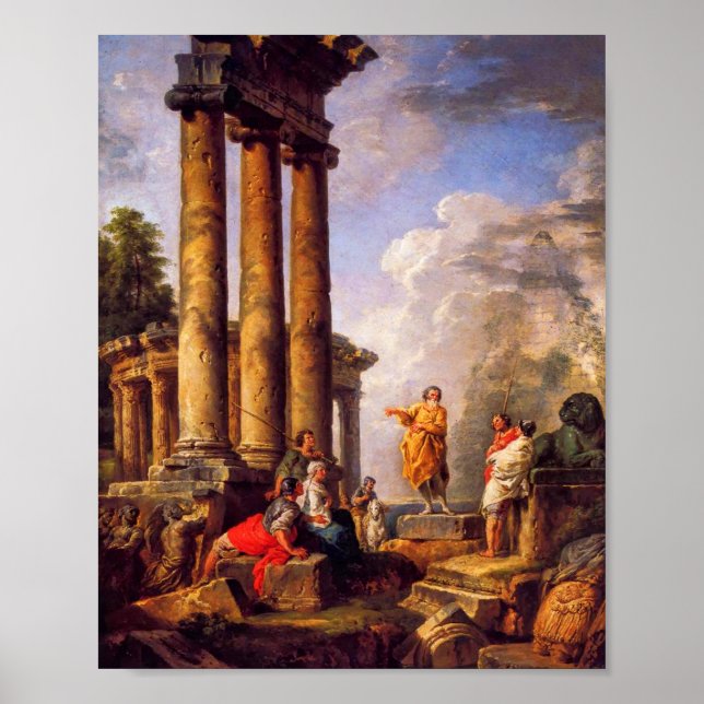 Póster giovanni paolo panini (Frente)
