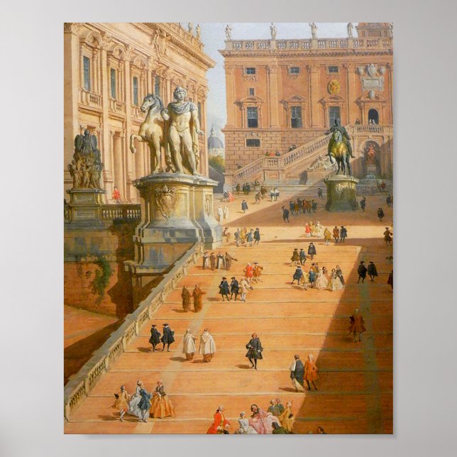Póster giovanni paolo panini (Frente)