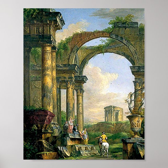 Póster giovanni paolo panini (Frente)
