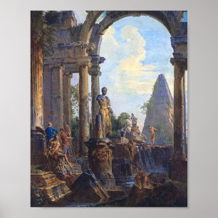 Póster giovanni paolo panini