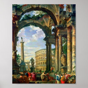 Póster giovanni paolo panini