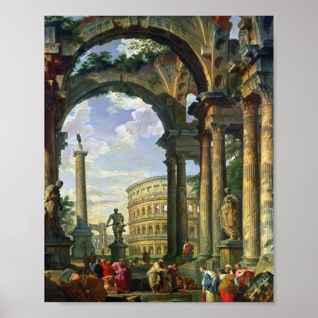 Póster giovanni paolo panini (Frente)