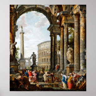 Póster Giovanni Paolo Panini El Filósofo Diógenes