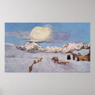 Póster Giovanni Segantini - muerte