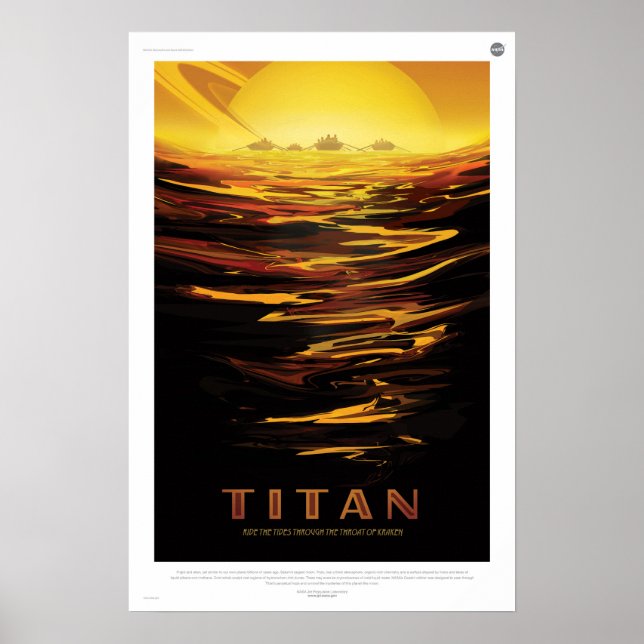 Póster Gira de fantasía de Titán (Frente)