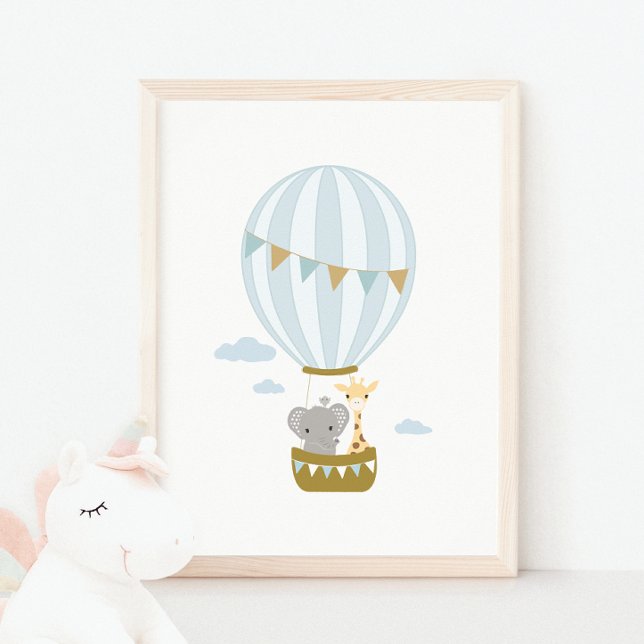 Póster Girafa de globos aerostáticos y Poster de guarderí (Subido por el creador)