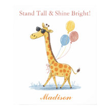 Girafa juguetona - Animal de Doodle Cute de Nurser