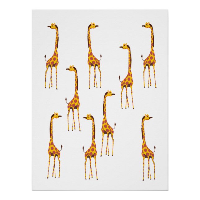 Póster Girafas (Anverso)