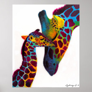Póster Giraffe