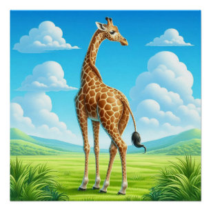 Póster Giraffe