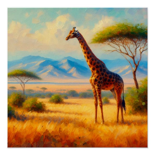 Póster Giraffe (Anverso)