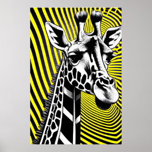 Póster Giraffe