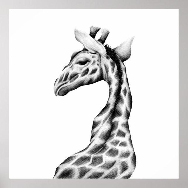 Póster Giraffe Art Print Modern (Frente)