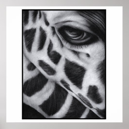 Póster Giraffe Art Print Modern