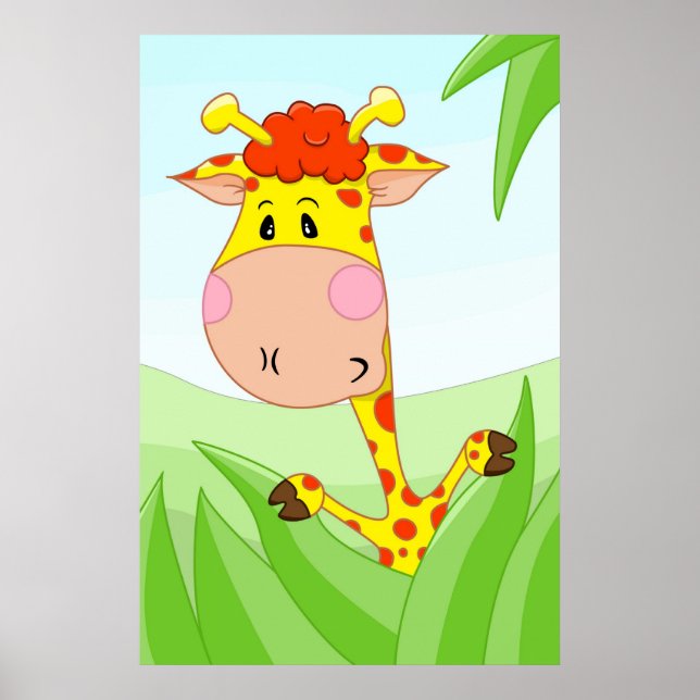 Póster Giraffe de África (Frente)